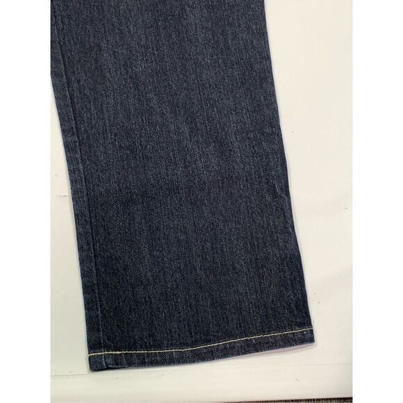 Gloria Vanderbilt Amanda Women's Straight Wide Leg Cotton Stretch Blue Size 16P - Picture 5 of 8